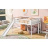 Twin Over Full Bunk Bed with Built-in Desk and Three Drawers - 4 of 4