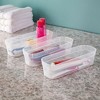 Sterilite Narrow Storage Trays with Sturdy Banded Rim and Textured Bottom for Desktop and Drawer Organizing - 4 of 4