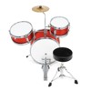 Ashthorpe 3-Piece Complete Junior Drum Set - Beginner Drum Kit with Drummer's Throne - 3 of 4