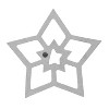 O'Creme Double Star Rosette-Iron Mold, Cast Aluminum - 2 of 2
