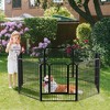 GOTGELIF 8 Panels 32" Height Dog Playpen Heavy Duty Pet Fence Indoor Outdoor - 2 of 4