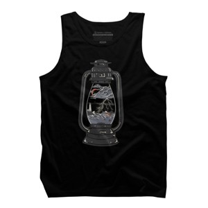 Men's Design By Humans A Storm Is Brewing In The Lantern By NDTank Tank Top - 1 of 2
