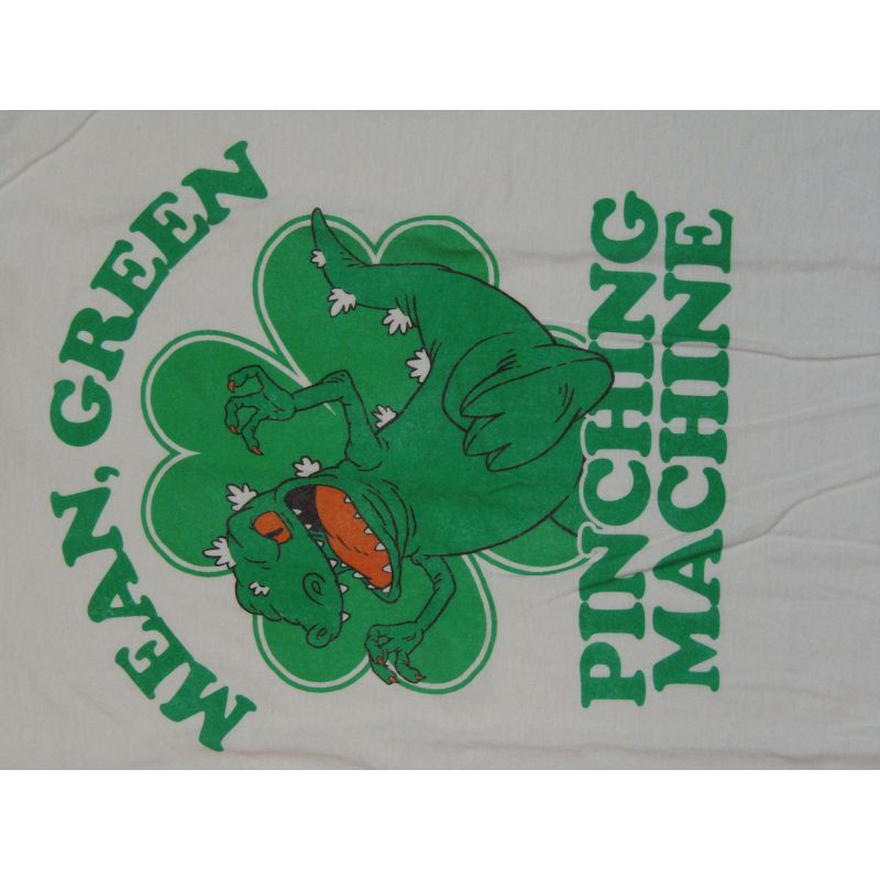 Rugrats Cartoon Mean Green Pinching Machine Mens White Graphic Tee Shirt, 2 of 3