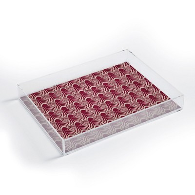 Gabriela Fuente Holiday Classic Small Acrylic Tray - Deny Designs