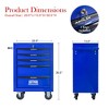 VASIP Rolling Metal Tool Chest with 4 Drawers, Steel Tool Chest Cabinet with Ball Bearing  Drawer Slides for Home,Garage - 2 of 4