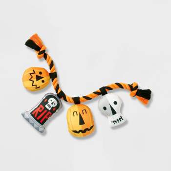24" Halloween Plush Icons and Rope Dog Toy - Hyde & EEK! Boutique™