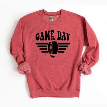 Simply Sage Market Women's Graphic Sweatshirt Football Game Day Stripes