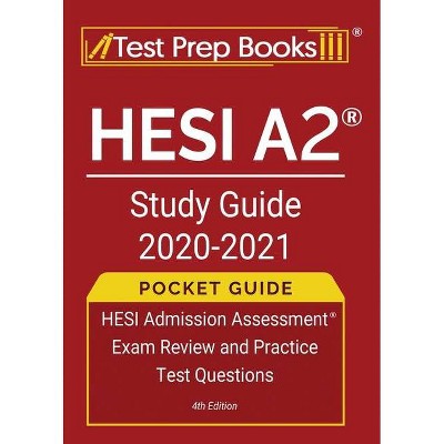 HESI A2 Study Guide 2020-2021 Pocket Guide - by  Test Prep Books (Paperback)