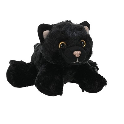 Wild Republic Hug'ems Black Cat Stuffed Animal, 7 Inches : Target