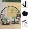 5 Tier Heavy Duty Metal Plant Stand, 56" Plants Holder with Hanger for Flower Planter, Flower Display Rack for Living Room, Garden, Balcony - 2 of 4