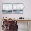 Stupell Industries Blue Sailing Ocean Scene, 24" x 24" - 2 of 4
