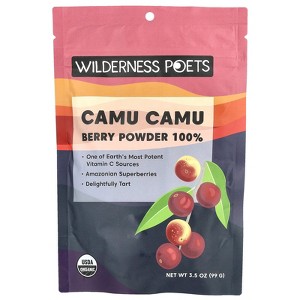 Organic Camu Camu Berry Powder, 3.5 oz (99 g), Wilderness Poets - 1 of 2