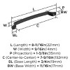 Amerock Bellamy Pull for Cabinets, Drawers, and Furniture - 4 of 4