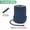 Unique Bargains Soft Polyester Twisted Silk Decorative Craft Cord Trim Cord Rope 22 Yards 1 Pc - 3 of 4