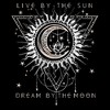 Women's Lost Gods Live By Sun Dream By Moon Pattern T-Shirt - 2 of 4