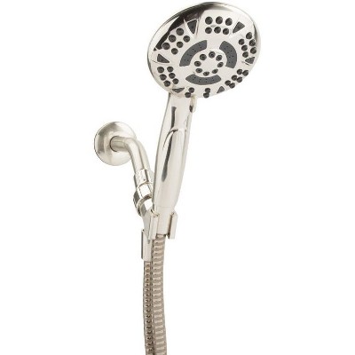 OakBrook Brushed Nickel PVC 5 settings Handheld Showerhead 1.8 gpm