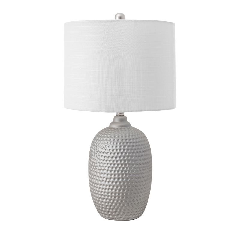 nuLOOM Oakland Metal 21" Table Lamp Lighting - Gray 21" H x 12" W x 12" D, 1 of 5