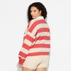 Women's Long Sleeve Graphic Jersey Polo T-Shirt - Wild Fable™ - 3 of 3