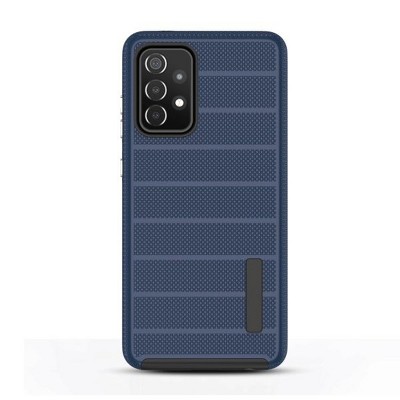 MyBat Fusion Protector Case Compatible With Samsung Galaxy A52 5G - Ink Blue Dots Textured / Black