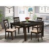 5-Piece Mid Century Dining Set - Dinette Table & 4 Chairs - Modern Kitchen Table Set - 2 of 4