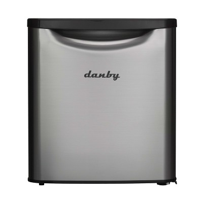 Danby 1.7 cu. ft. Compact Fridge in Stainless Steel Look DAR017A3BSLDB