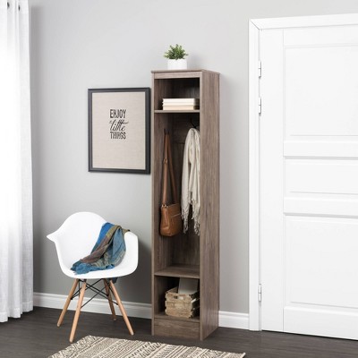 Narrow Entryway Organizer Drifted Gray - Prepac