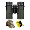 Vortex 10x32 Diamondback HD Roof Prism Binoculars w/Floating Strap & Vortex Hat - 3 of 3