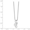 Black Bow Jewelry Multi Teardrop Diamond Necklace in Rhodium Plated Silver, 18-20 Inch - 2 of 4
