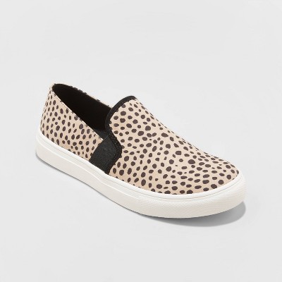 leopard print slip on shoes