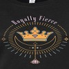 Women's - Disney - Royally Fierce Crown & Diamonds Fitted Graphic T-Shirt - 2 of 3