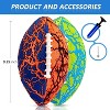 Jasonwell 2-Pack All-Weather Pool & Beach Footballs with Pump - Waterproof Water Grip Sports Toy for Kids & Adults - 3 of 4