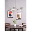 Elegant Lighting Opus 4 lights chrome pendant - 2 of 4