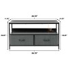 Sorbus TV Stand Dresser with 2 Drawers - Television Riser Chest with Storage - Bedroom, Living Room, Closet, & Dorm Furniture - 3 of 4
