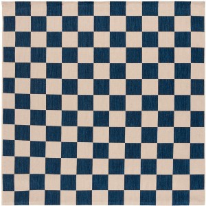 Courtyard CY6442 Power Loomed UV Resistant, Stain Resistant, Non-Shedding Indoor/Outdoor Rugs - Safavieh - 1 of 4