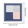 INSPIRE CHIC Women's Polka Dots Contrast Color Square Silk Neck Scarves 1Pc - 3 of 4