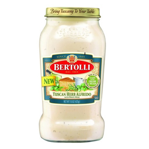 Bertolli Tuscan Herb Alfredo With Chardonnay Pasta Sauce 15oz