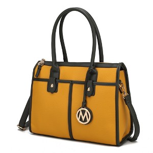MKF Collection Livia Women's Satchel Bag Vegan Leather by Mia K - 1 of 4