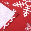 Christmas Tablecloth Rectangle, Christmas Snowflake Decoration Table Cloth Modern Waterproof Wrinkle-Free Washable Table Cover for Dining - 4 of 4