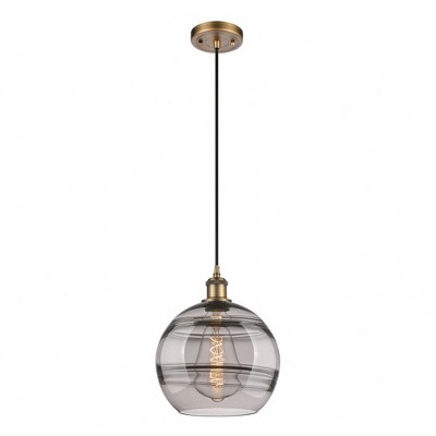 Rochester - 1 Light Cord Hung Mini Pendant In Industrial Style-11.63 Inches Tall and 10 Inches Wide
