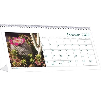 House of Doolittle 2022 4.5" x 8.5" Desk Calendar Earthscapes Gardens Multicolor 309-22