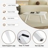 NicBex Cream White Coffee Table with Cloud Shape,Funky Minimalist Tea Table,Center Table for Living Room - 4 of 4