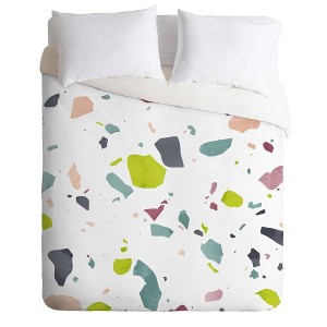 King Mareike Boehmer Comforter & Sham Set Green/White - Deny Designs