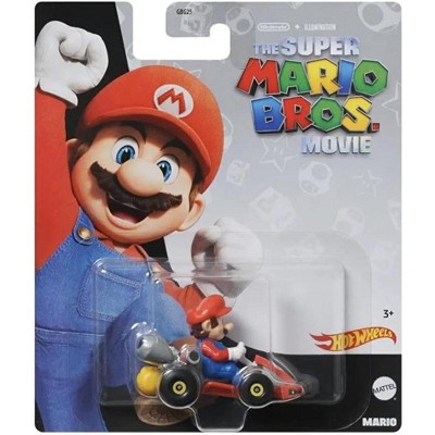 Hot Wheels Mario Kart 1:64 Scale Movie, Mario Kart Collectible Vehicle