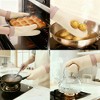 REGALWOVEN Heat Resistant Silicone Thick Cotton Lining Oven Mitts 13 x 7.5 Inch 2 Pcs - 2 of 4