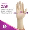 Dynarex 2380 Sterile Latex Surgical Glove Powder Free Size 8 (Box of 50) - 2 of 4