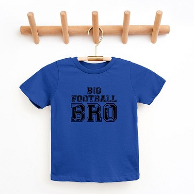 The Juniper Shop Big Football Bro Toddler Short Sleeve Tee