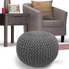 Rigby Hand Knit Round Pouf - Wyndenhall - 2 of 4