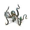 SPI Home Deep Sea Delight Brass Sculpture Coastal Ocean Accent with Turtle and Coral Scene 5 Inches Tall - 2 of 3