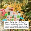 Baby Jack The Learning Lovey Forest Woodland Animals Fox Fish Deer Racoon Crinkle Sensory Tag Toy 8" x 8" - 2 of 4