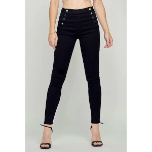 Women's Jetta High Waisted Sailor Skinny Jeans - CELLO - 1 of 4